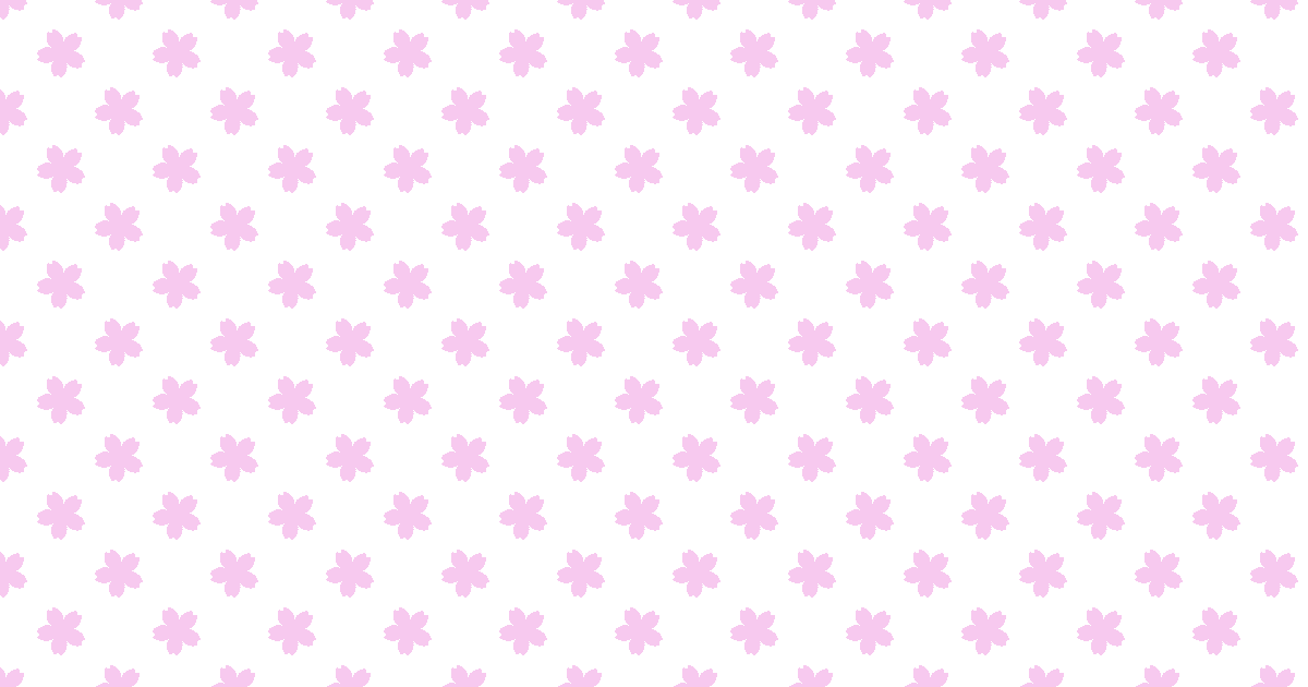 柔らかい色のサクラ柄背景素材（ピンク）
