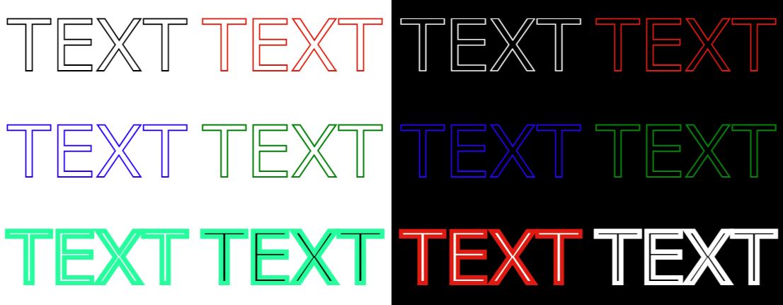 Css Text Strokeを使った縁取り文字のサンプル集 One Notes