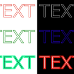 text-strokeを使った縁取り文字のサンプル集