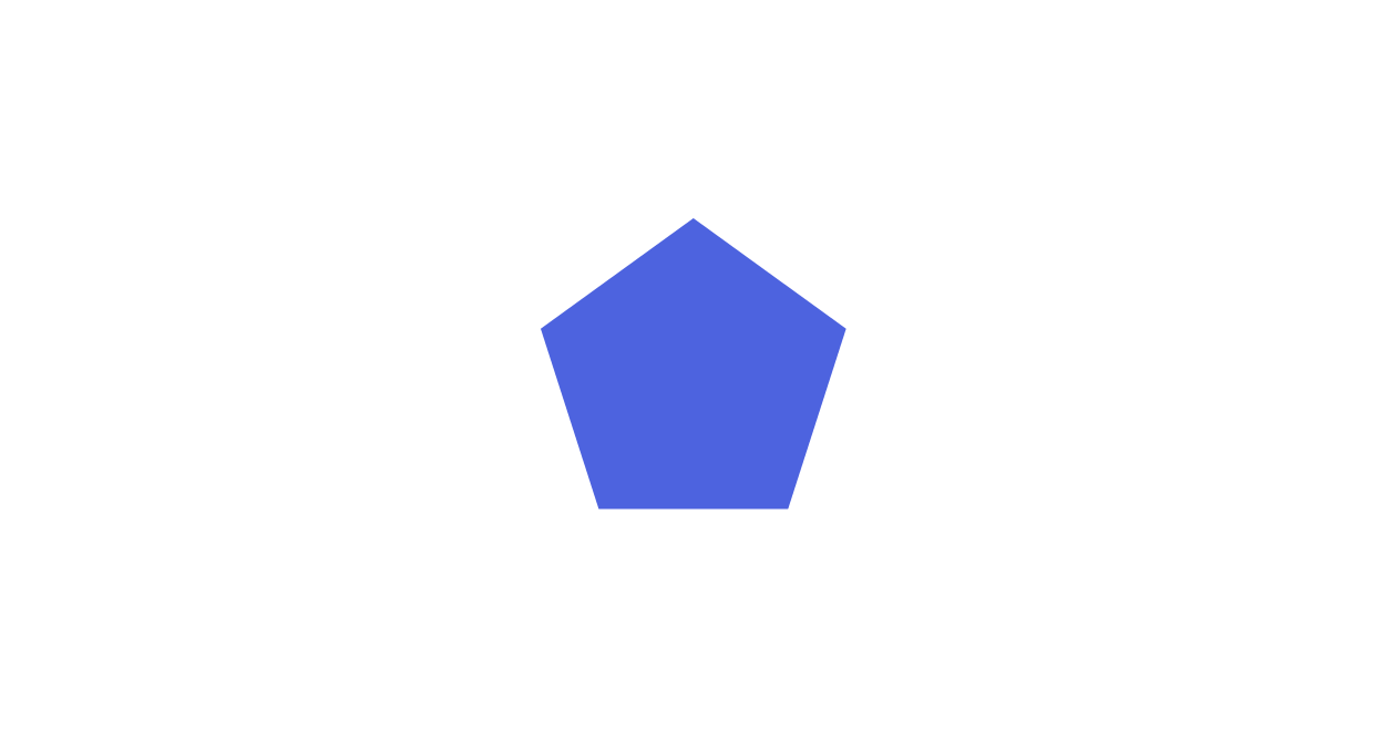 CSS 五角形(Pentagon)の作り方 ONE NOTES