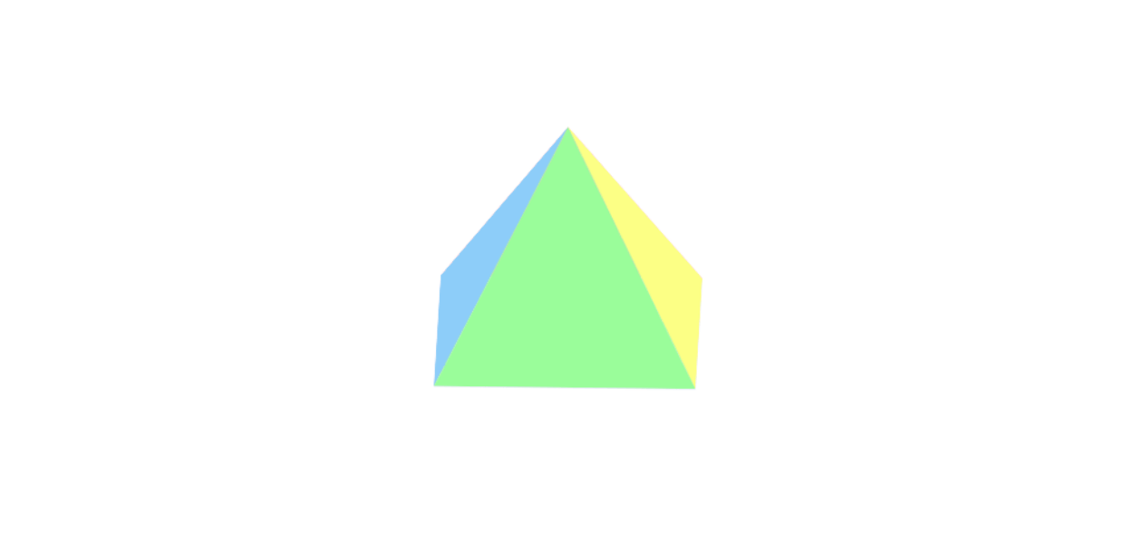 Css 3dなピラミッド型の作り方 One Notes