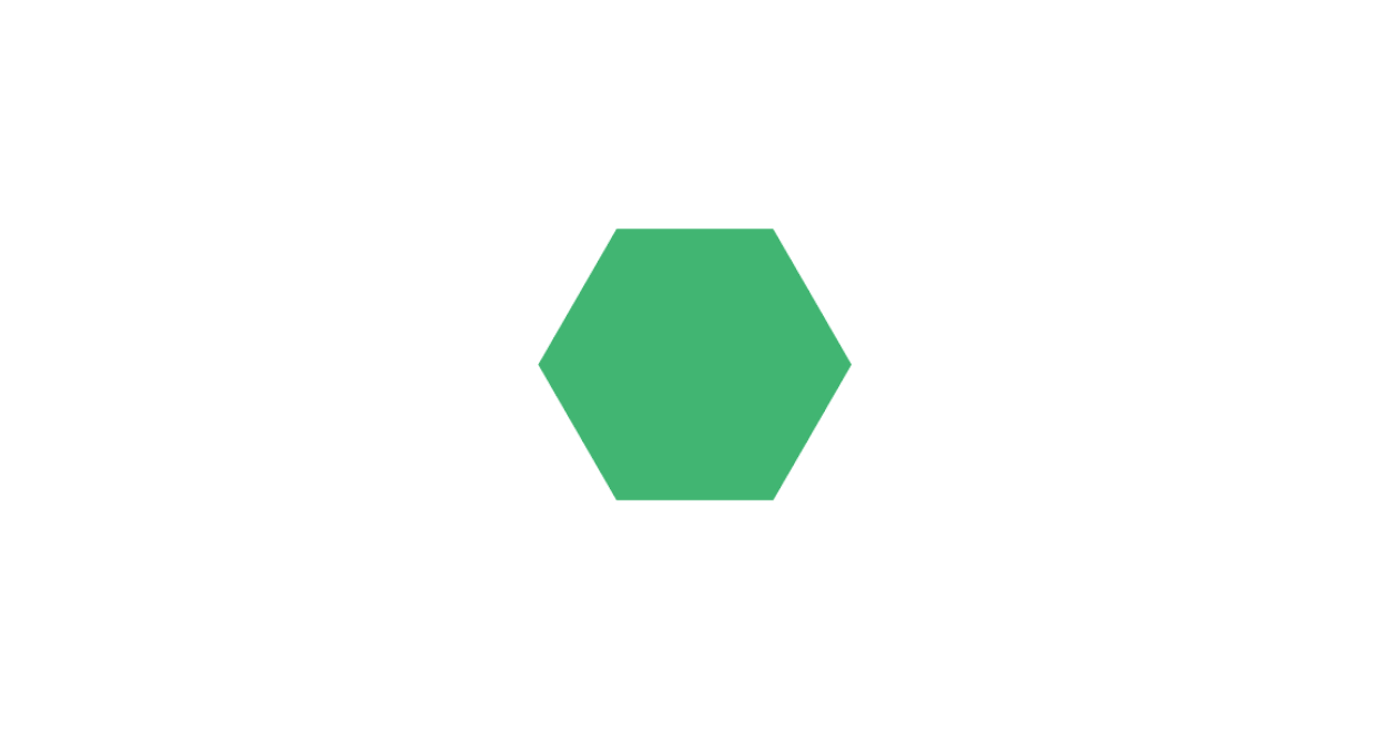 CSSで六角形の作り方