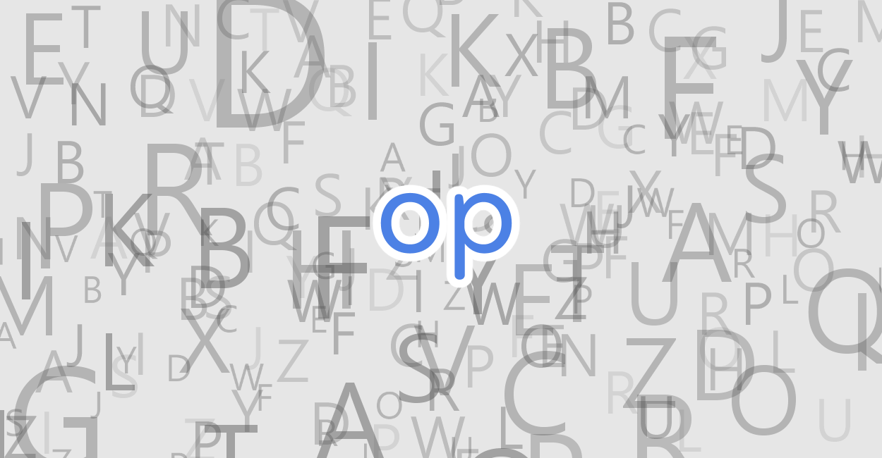 opとは、ゲームで使われる略語、その意味など