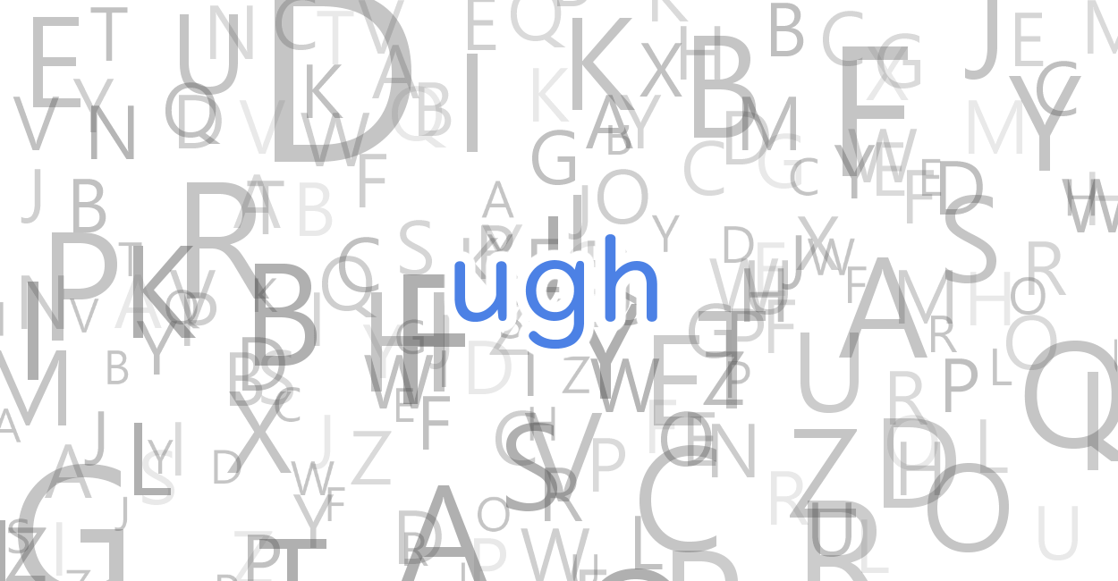 ughとは、感嘆詞（スラング英語）です、その意味や例文など