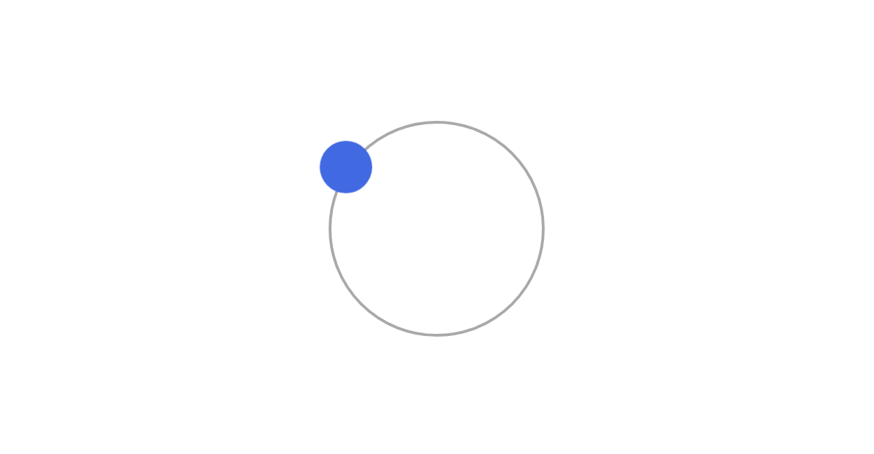 円に沿って移動するCSSアニメーションサンプル
