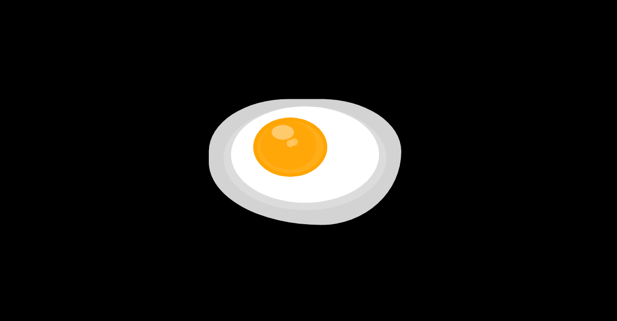 CSS | 目玉焼き（Fried egg）のCSSデザインサンプル
