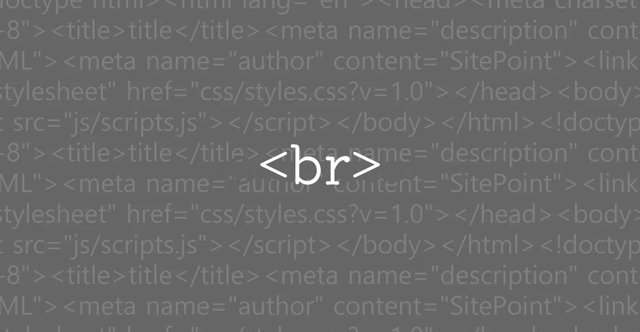 HTML | brタグでテキストを改行する